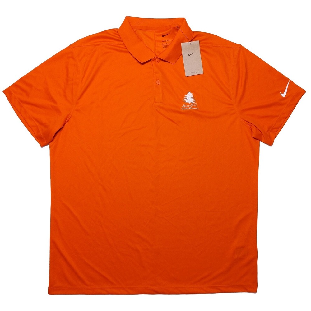 NIKE GOLF Donald Ross Century of Tradition Polo Shirt‎ Orange XL ~ New